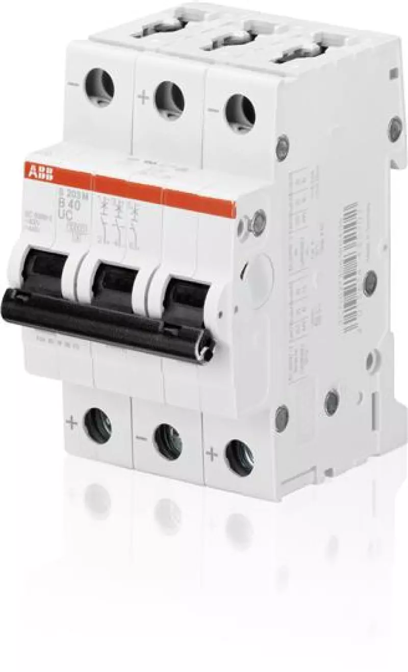   ABB S203M UC - 3P - 2A - C - 10kA - 3M - 440