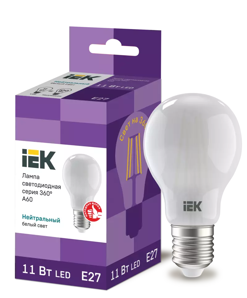  LED A60  . 11 230 4000 E27  360 IEK