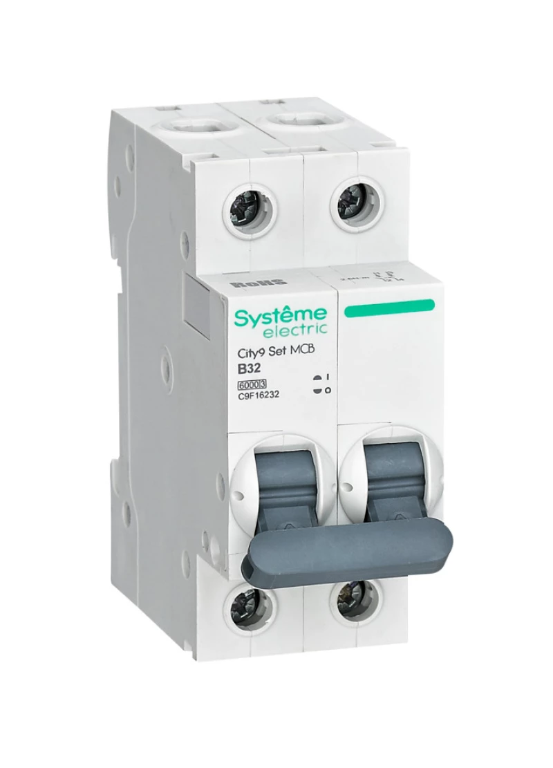   Systeme City9 - 2P - 32A - B - 6kA - 2M