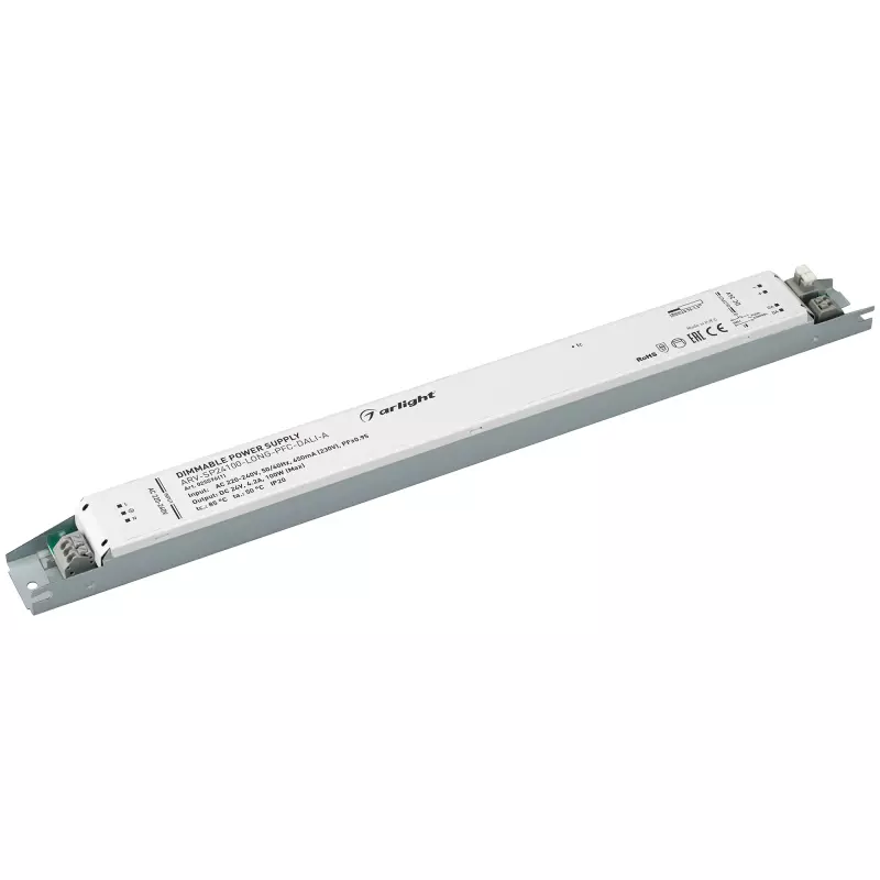   ARV-SP24100-LONG-PFC-1-10V-A (24V, 4.2A, 100W) (Arlight, IP20 , 5 )