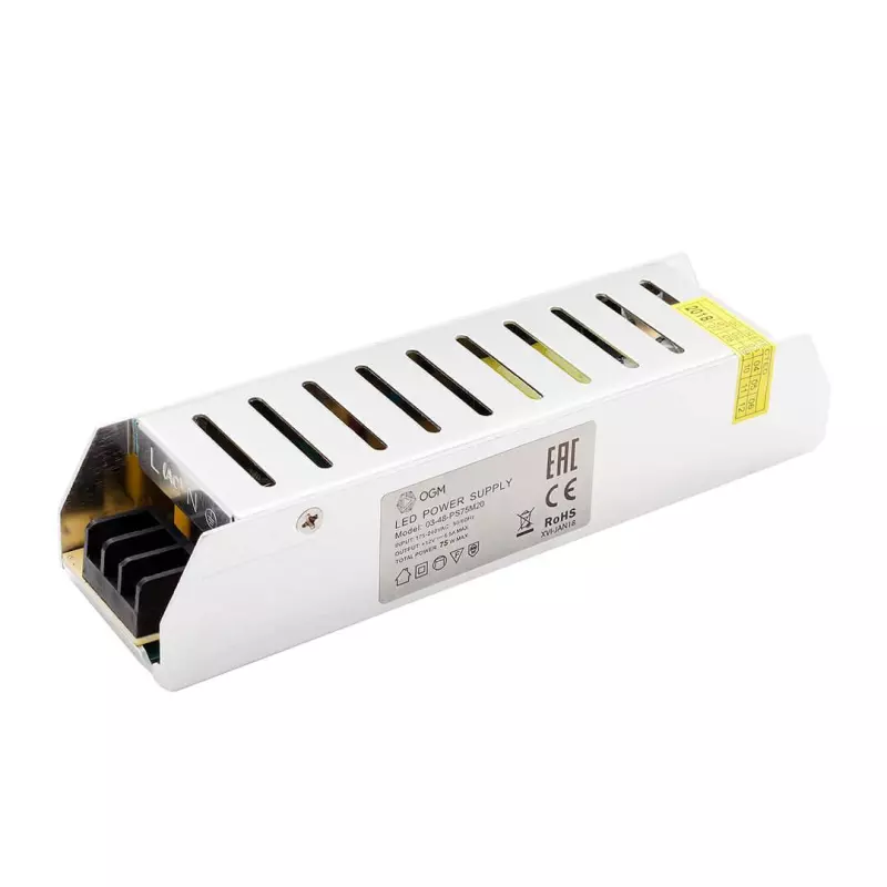   OGM 12V 75W IP20 6,5A