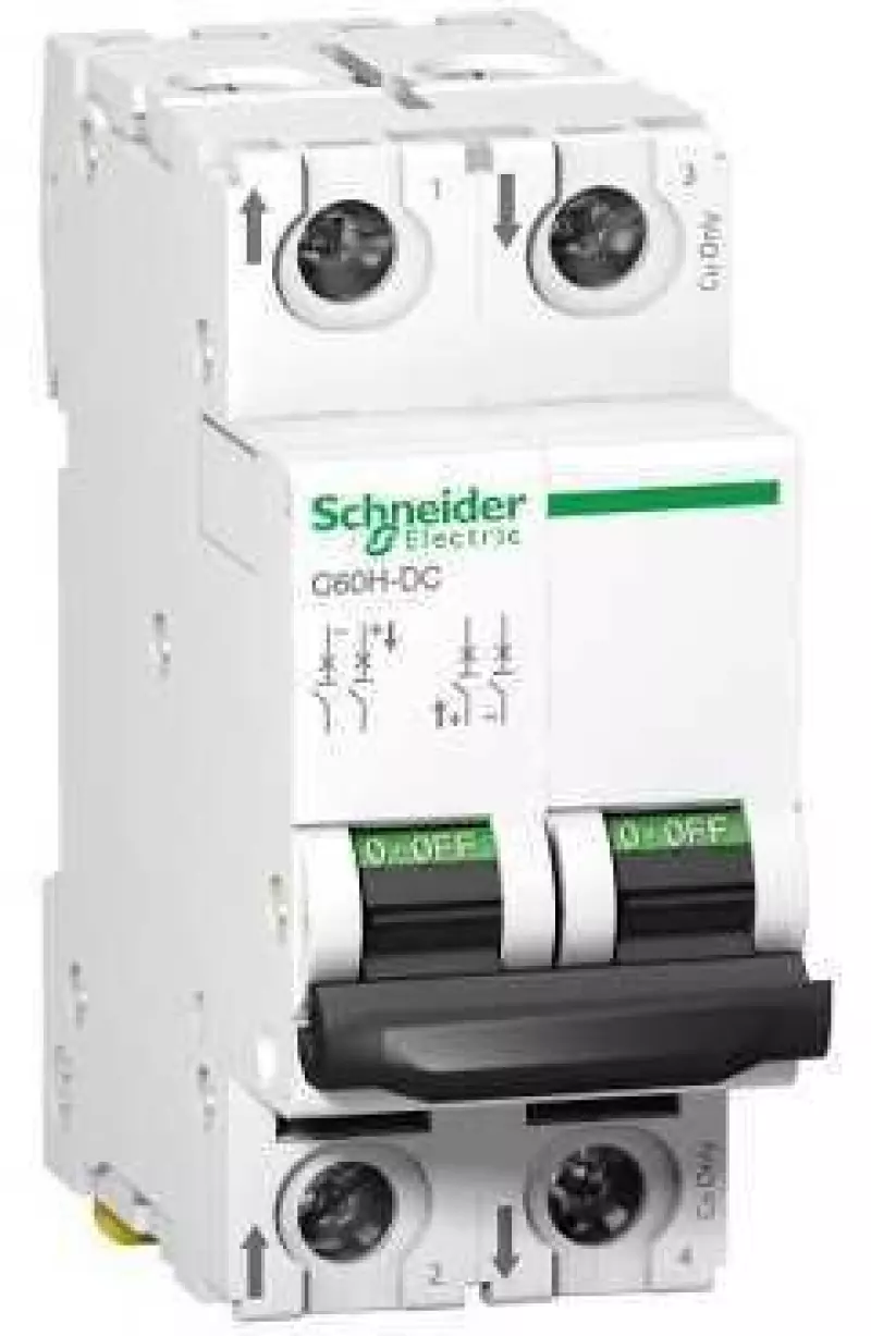   Schneider Acti 9 C60H-DC - DC - 2P - 16A - C - 10kA - 4M - 440