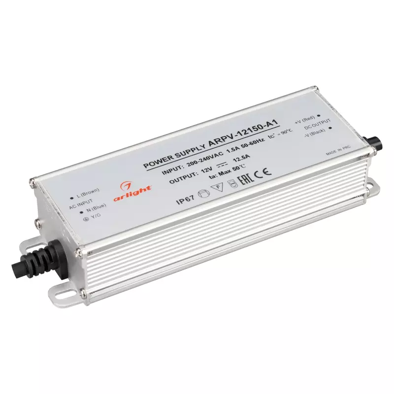   ARPV-12150-A1 (12V, 12.5A, 150W) (Arlight, IP67 , 3 )