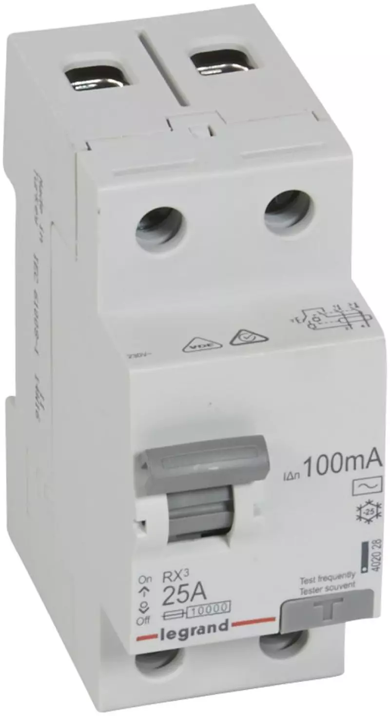    (/) Legrand RX3 - 1P+N - 25A - AC - 100mA