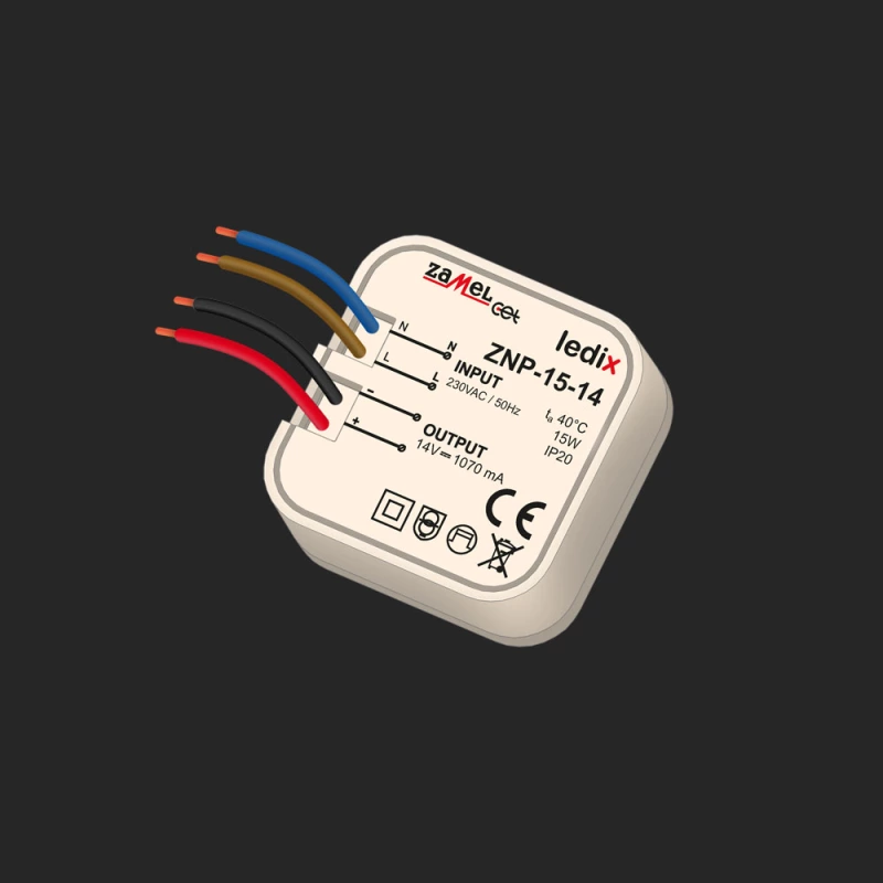   LED 14V DC 15W  .