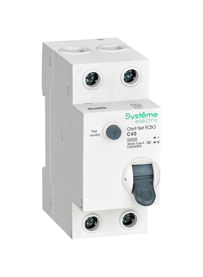   () Systeme City9 Set - 2P - 40A - A - 30mA -  C - 6kA