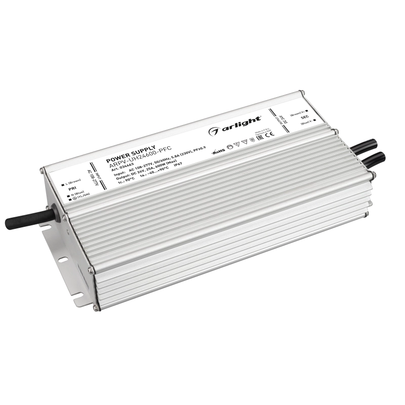   ARPV-UH24600-PFC (24V, 25A, 600W) (Arlight, IP67 , 7 )