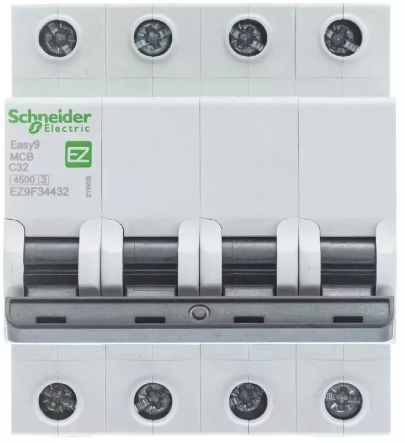   Schneider Easy9 - 4P - 32A - C - 4.5kA - 4M - 400