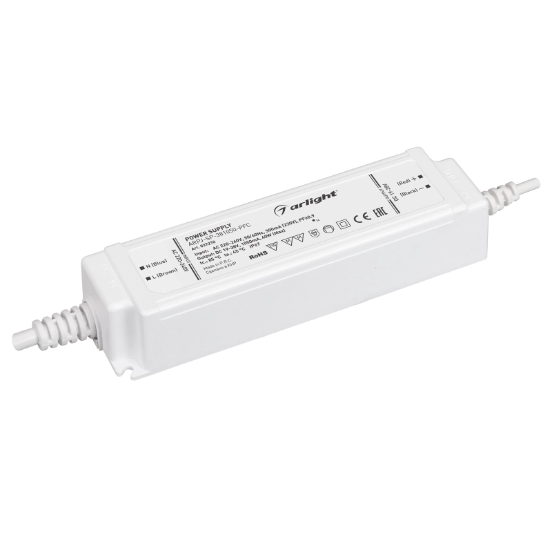   ARPJ-SP-381050-PFC (40W, 19-38V, 1.05A) (Arlight, IP67 , 5 )