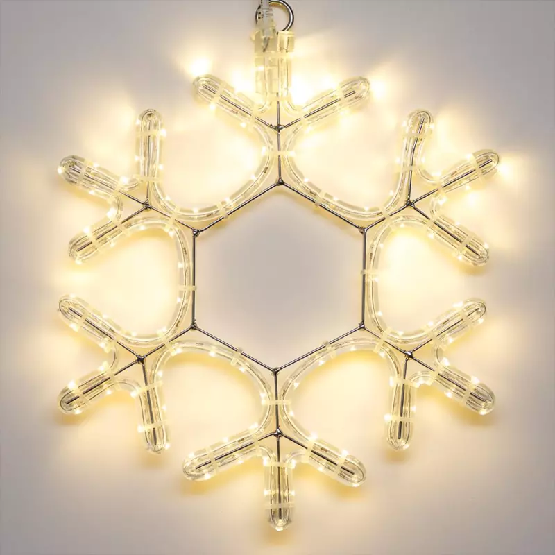  ARD-SNOWFLAKE-M7-450x375-126LED Warm (230V, 7.5W)