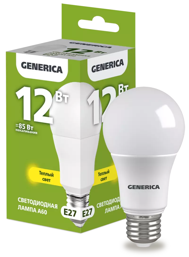  LED A60  12 230 3000 E27 GENERICA