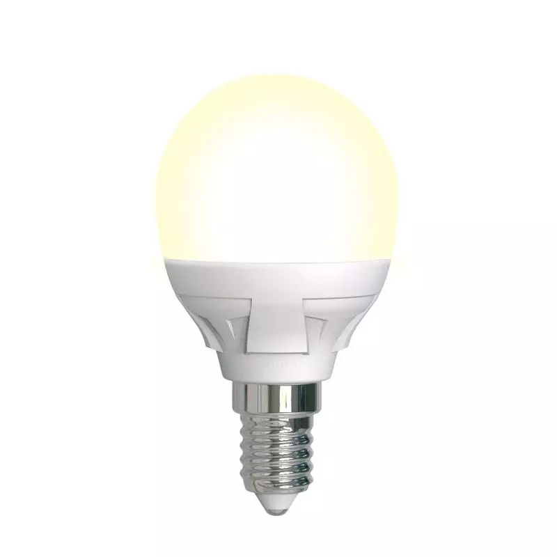 LED-G45 7W/3000K/E14/FR/DIM PLP01WH  , .  , .  .    (3000K). .  Uniel.