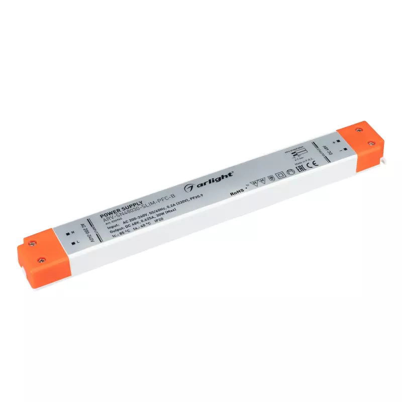   ARV-SN48030-SLIM-PFC-B (48V, 0.63A, 30W) (Arlight, IP20 , 3 )