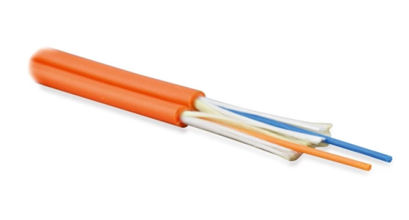 Hyperline FO-DT-IN-62-2-LSZH-OR  - 62.5/125 (OM1) , 2 ,    (tight buffer),   , LSZH, ()-HF, -40C - +70C, 