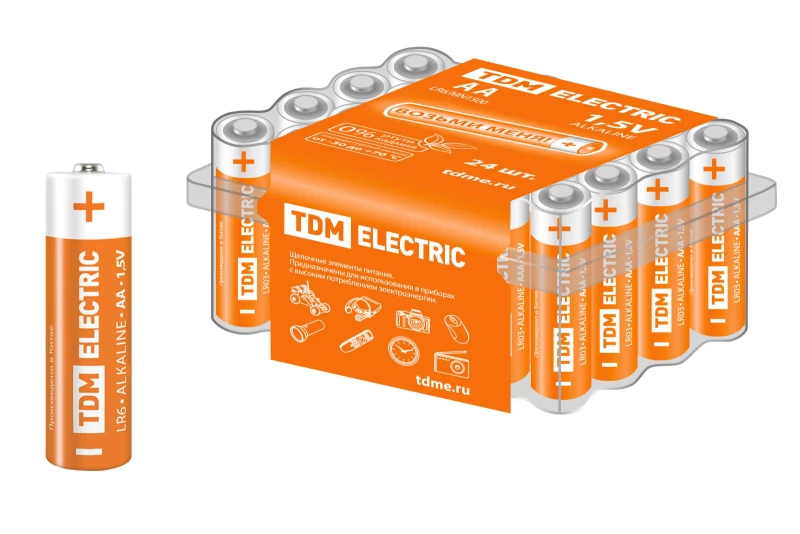   LR6 AA Alkaline 1,5V BOX-24 TDM