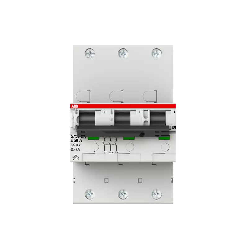   ABB S752DR - 3P - 50A - E - 25kA - 400