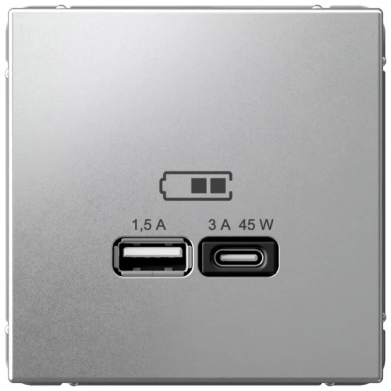   USB Schneider, USB-A + USB-C, 45 ()