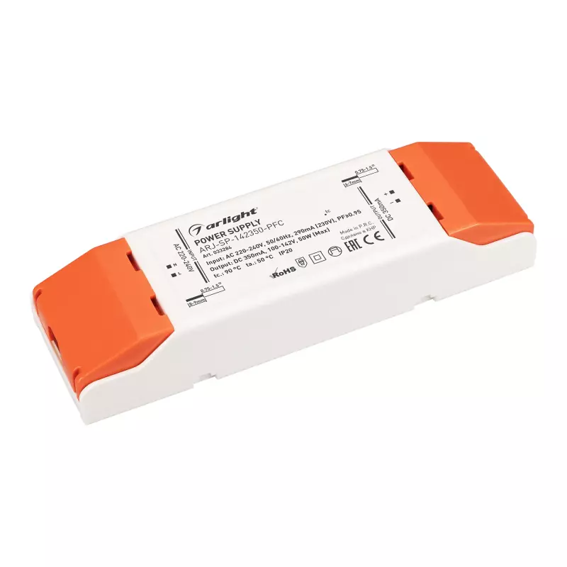   ARJ-SP-142350-PFC (50W, 100-142V, 350mA) (Arlight, IP20 , 5 )