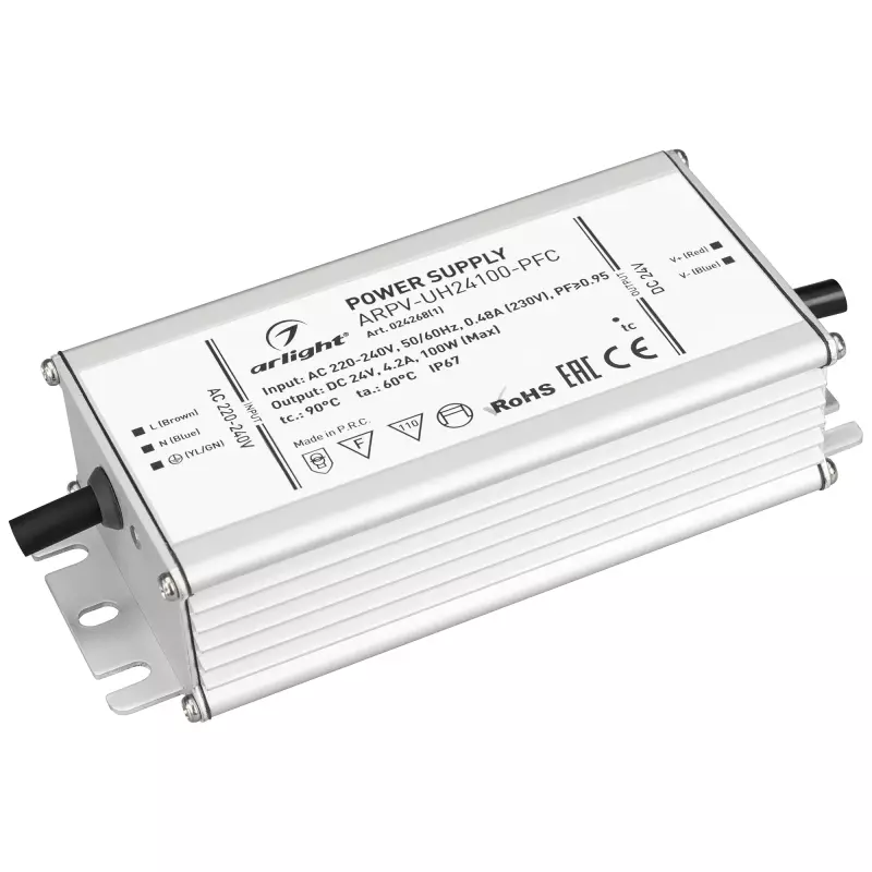   ARPV-UH24100-PFC (24V, 4.2A, 100W)