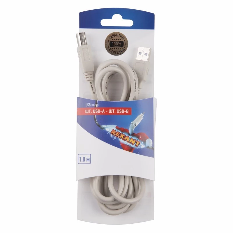   . USB- - . USB-B  1.8M  REXANT