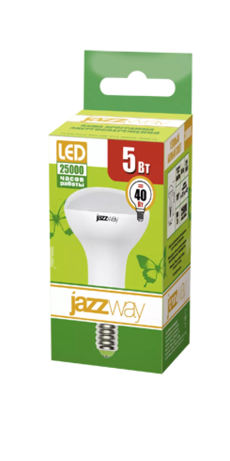 Jazzway   (LED) R50 5W E14 3000K  400Lm