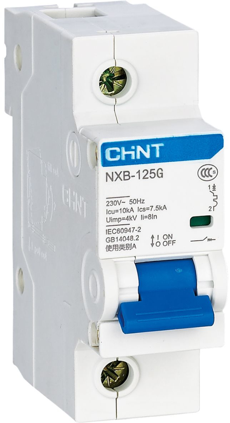   Chint NXB-125 - 1P - 63A - C - 10kA - 1.5M