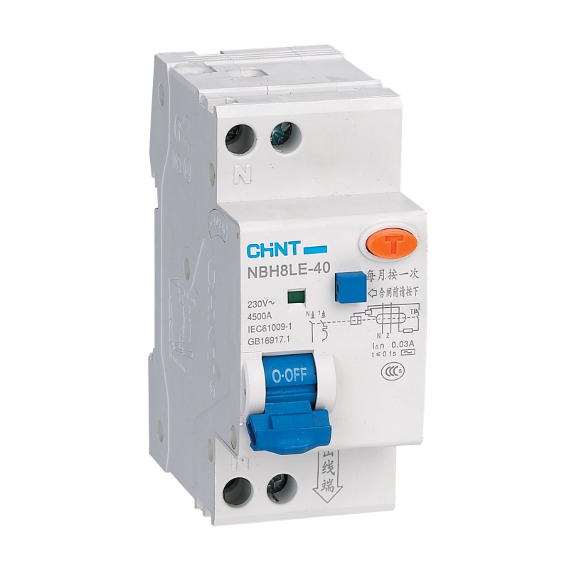   () Chint NBH8LE-40 - 1P+N - 10A - AC - 30mA -  C - 4.5kA