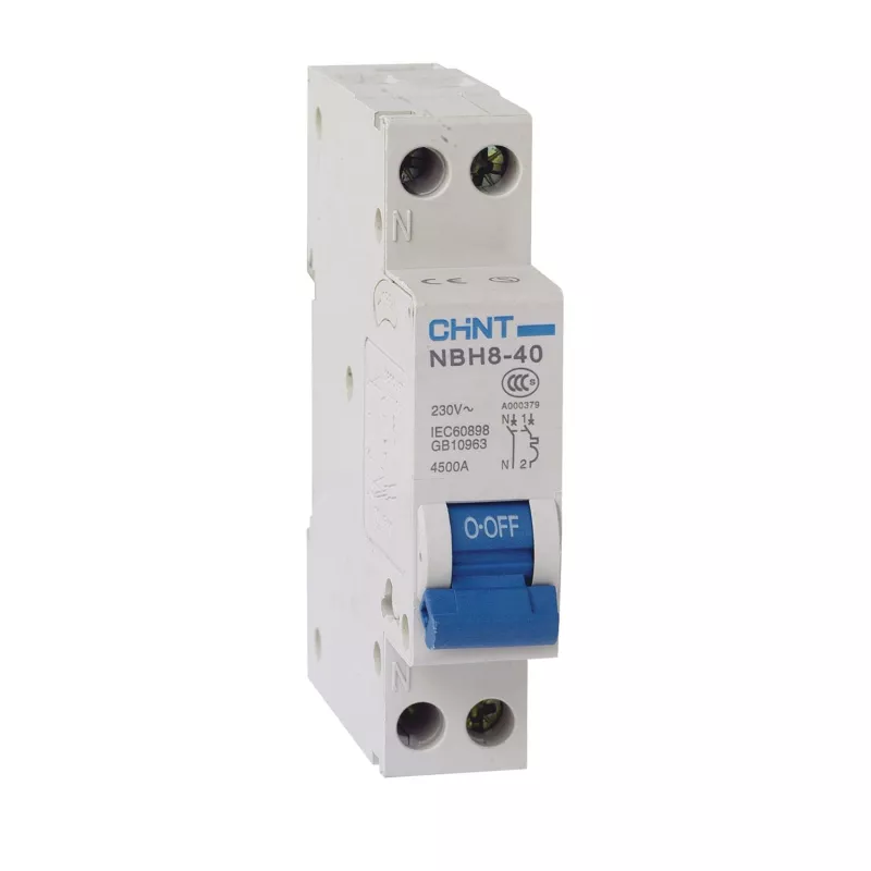   Chint NBH8-40 - 1P+N - 40A - C - 4.5kA