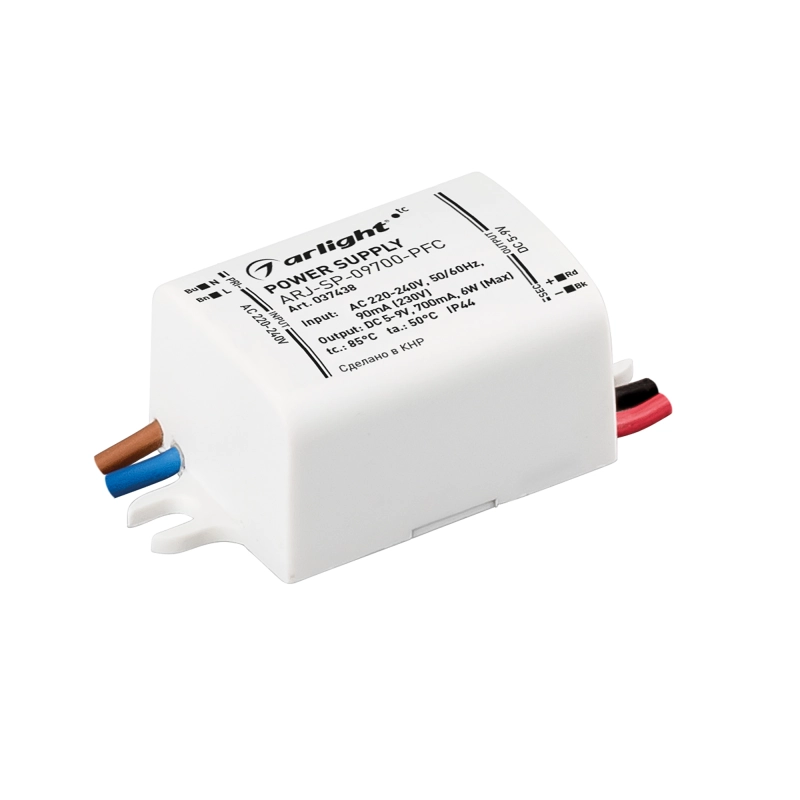   ARJ-SP-09700-PFC (6W, 5-9V, 700mA) (Arlight, IP44 , 5 )