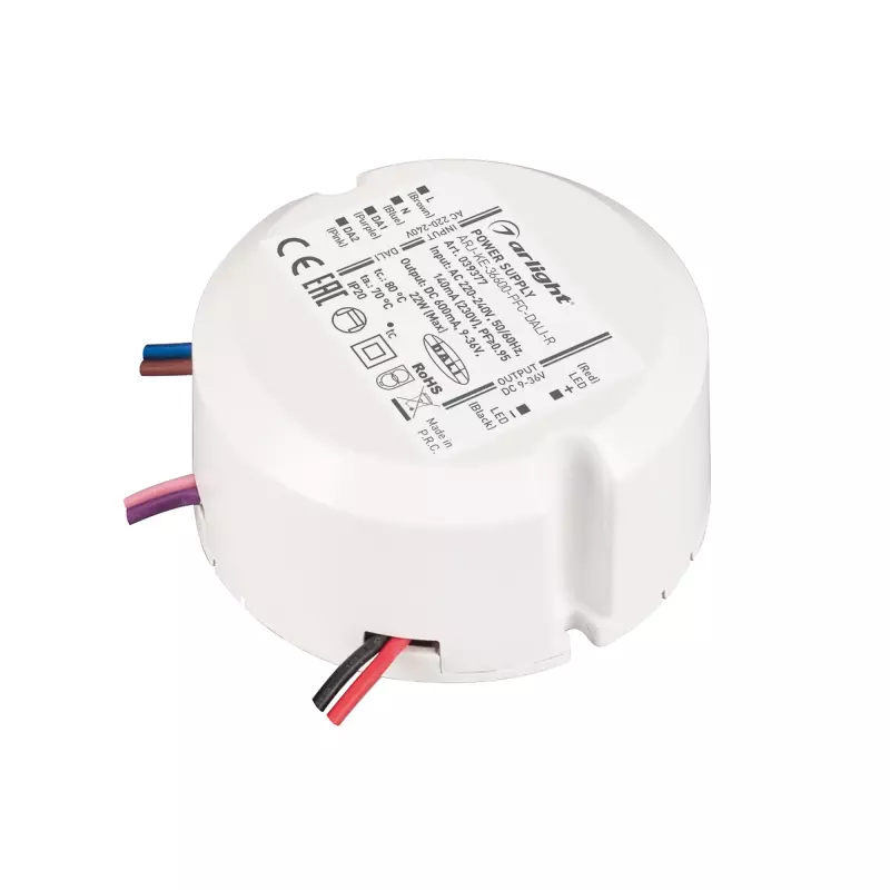   ARJ-KE-36600-PFC-DALI-R (22W, 9-36V, 0.6A) (Arlight, IP20 , 3 )