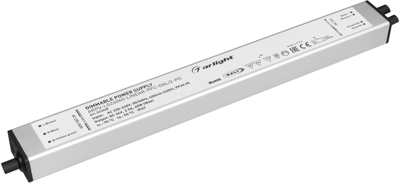   ARPV-LG24030-LINEAR-PFC-DALI2-PD (24V, 1.25A, 30W) (Arlight, IP67 , 5 )