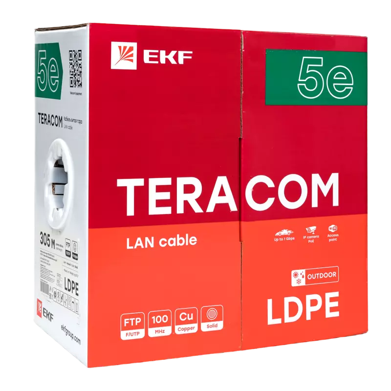    TERACOM Cat.5E F/UTP 4  solid   LDPE   (. 305)