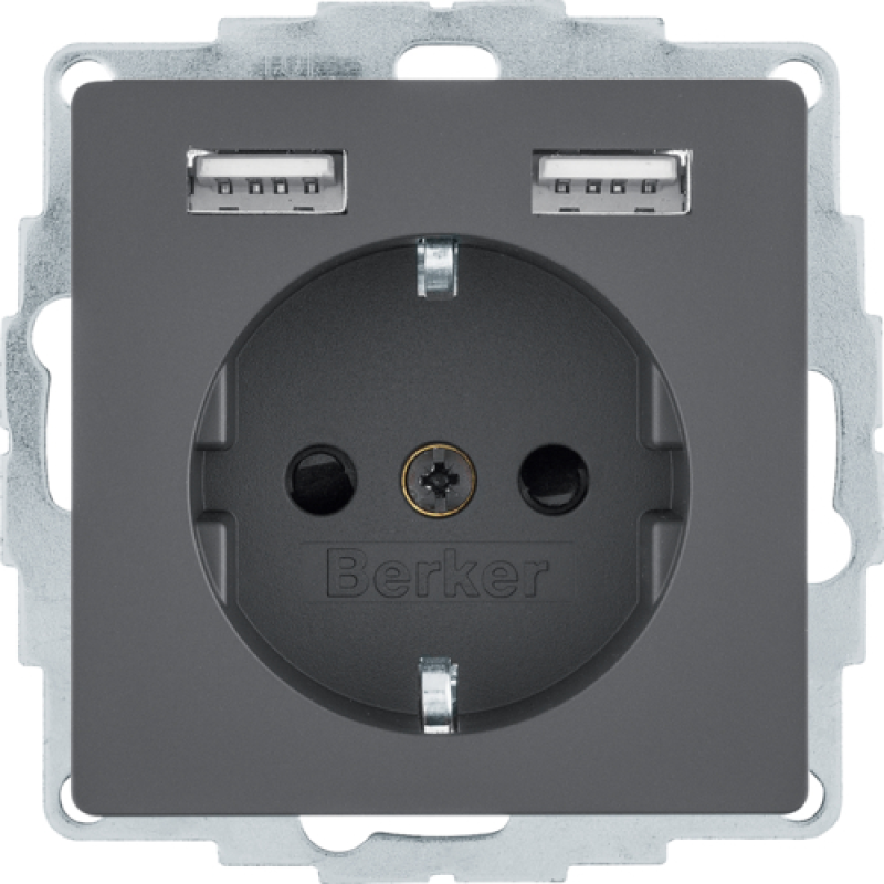  SCHUKO  2 USB-  , Q.x, : 