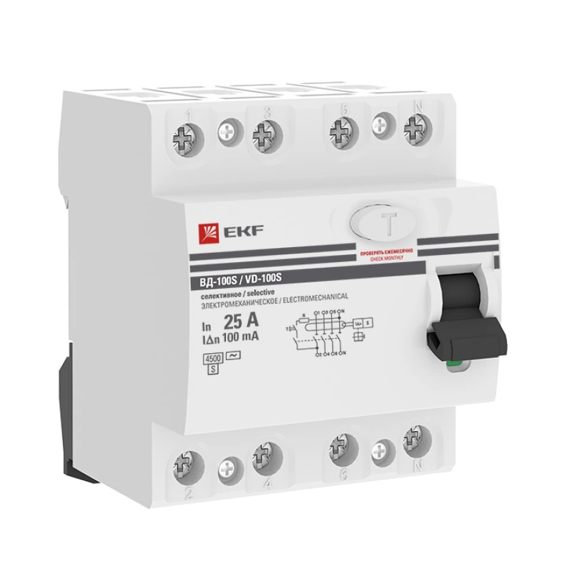     (/) EKF PROxima -100 - 4P - 25A - AC-S - 100mA