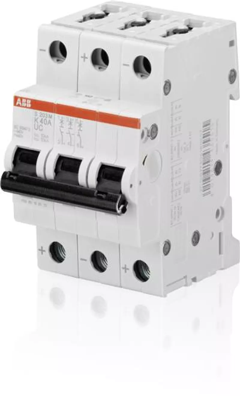   ABB S203M UC - 3P - 8A - Z - 10kA - 3M - 440