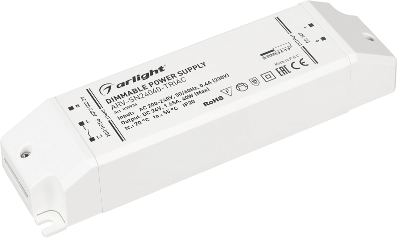   ARV-SN24040-TRIAC (24V, 1.65A, 40W)