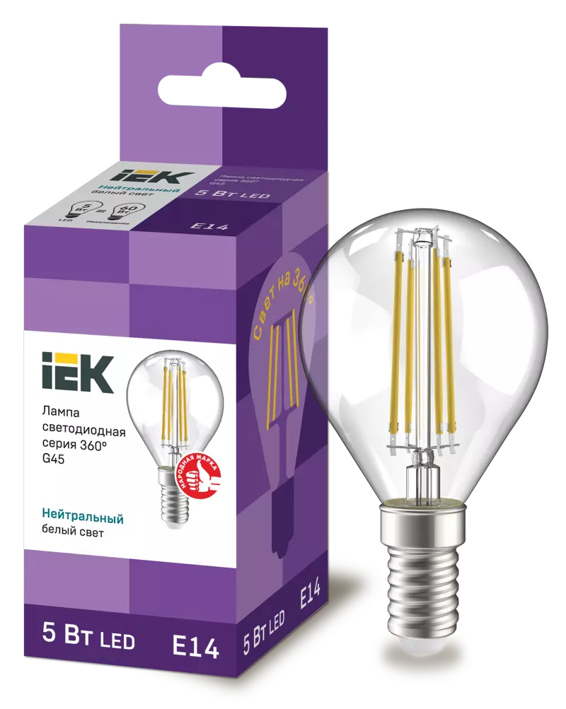  LED G45  . 5 230 4000 E14  360 IEK