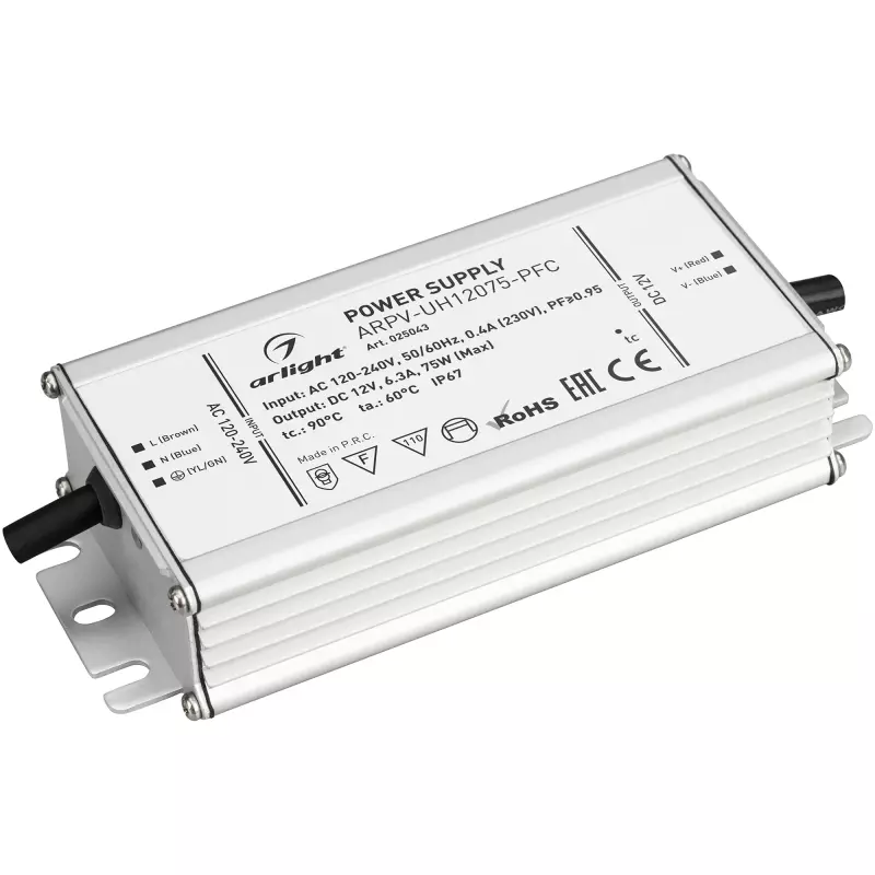   ARPV-UH12075-PFC (12V, 6.3A, 75W)