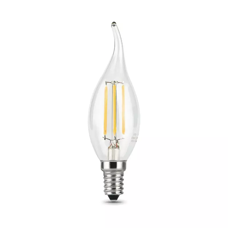  Gauss LED Filament Candle tailed E14 7W 2700K step dimmable 1/10/50