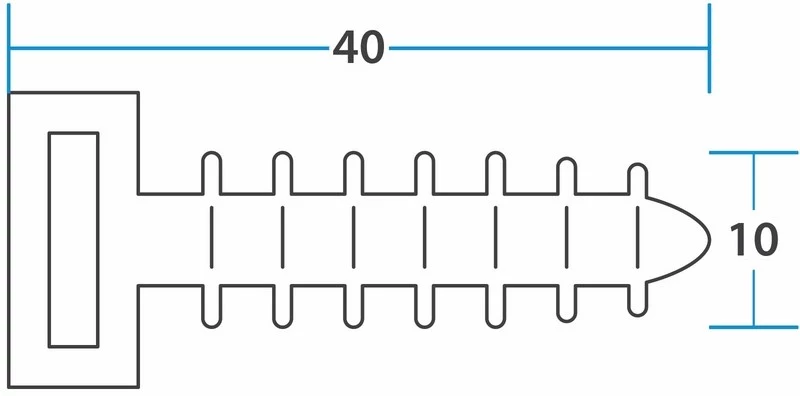  d=10  L40   - (100)  REXANT