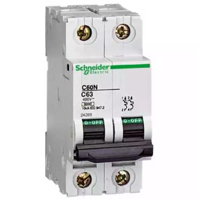   Schneider Multi9 C60N - 2P - 1A - B - 10kA - 2M - 415.0