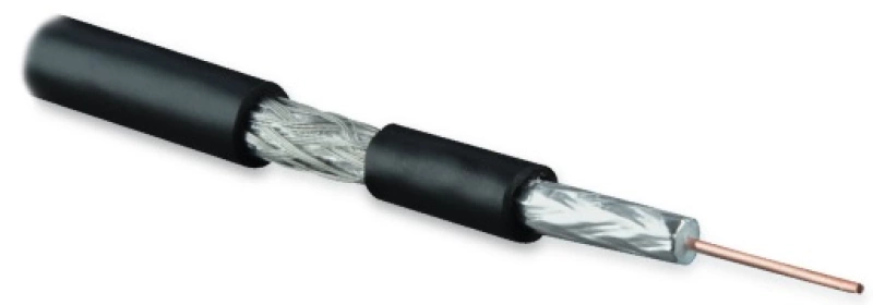 Hyperline COAX-RG59-500   RG-59, 75 ,  - 20 AWG, PVC,  ( 500 )