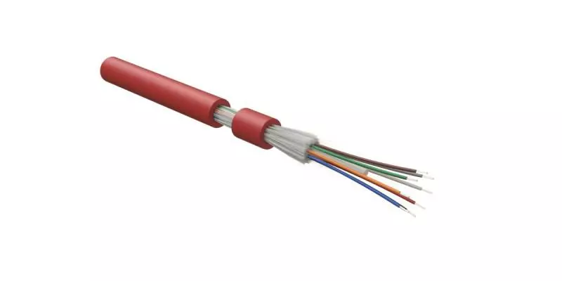 Hyperline FO-DT-IN-504-8-FRHFLTx-MG  - 50/125 (OM4) , 8 ,    (tight buffer) , FRHFLTx, 60C  +70C, 