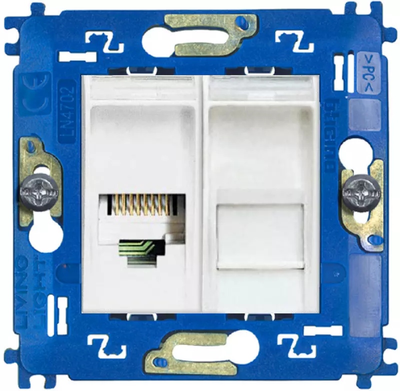   RJ11+RJ45 Livinglight, . 5E ()