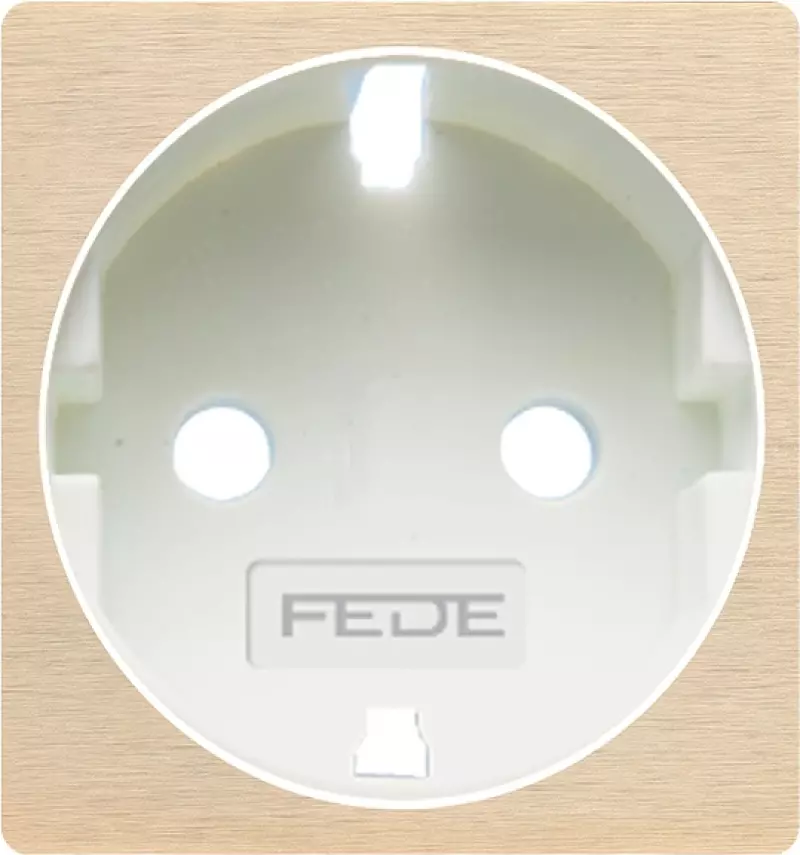   FEDE 2+    /   2+,  Brushed Brass, 