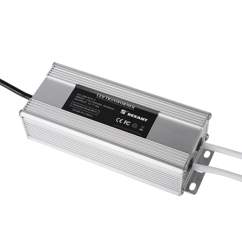   110-220V AC/12V DC, 6, 72W  ,  (IP67)