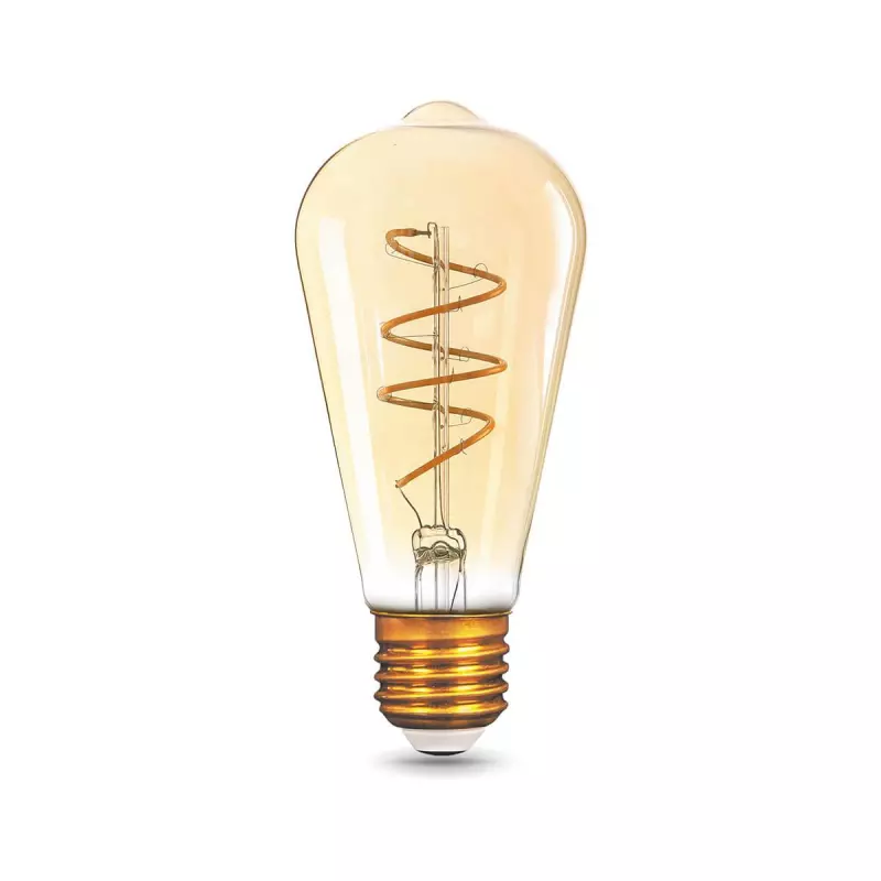  Gauss LED Filament ST64 Flexible E27 6W Golden 2400 1/10/40