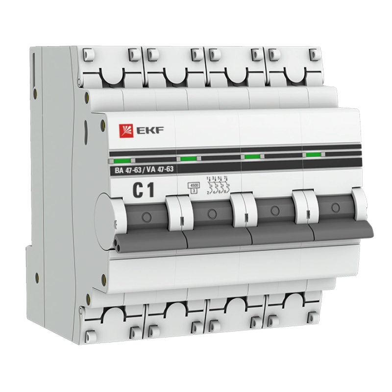   EKF PROxima  47-63 - 4P - 1A - C - 4.5kA - 4M - 400