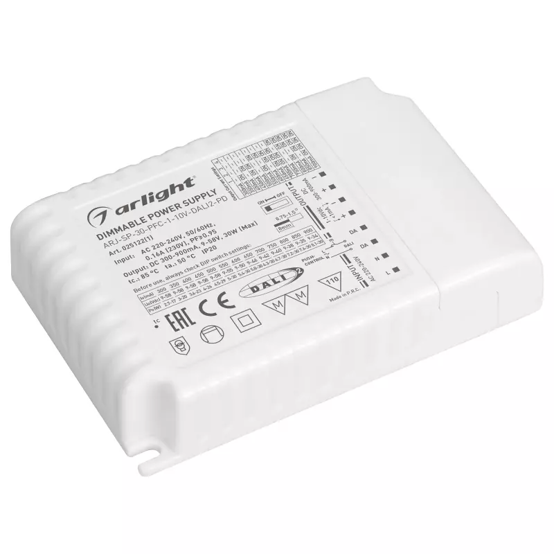   ARJ-SP-30-PFC-1-10V-DALI2-PD (30W, 300-900mA) (Arlight, IP20 , 5 )