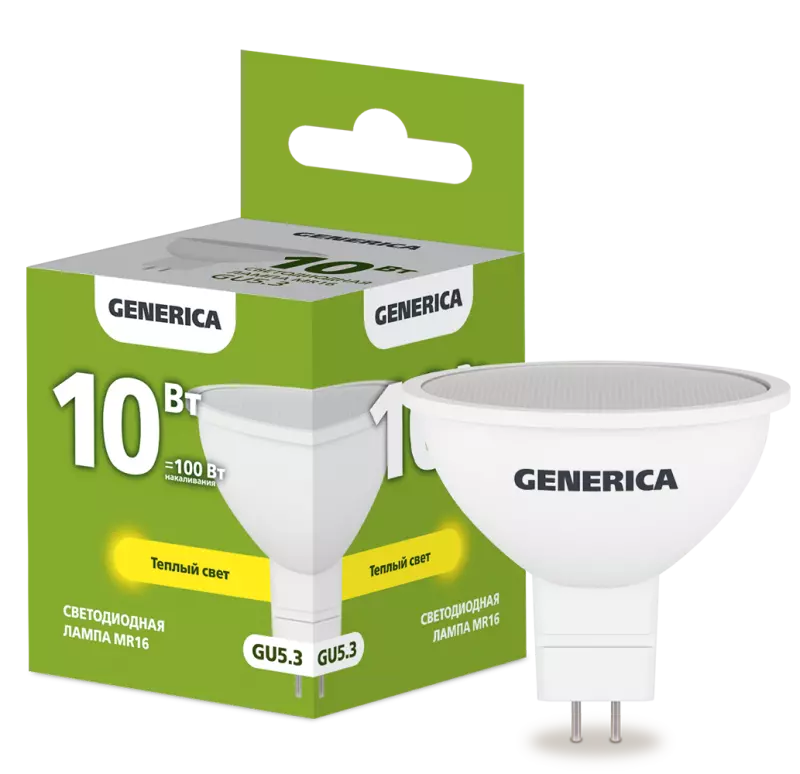  LED MR16  10 230 3000 GU5.3 GENERICA